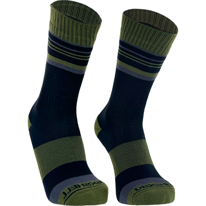 Водонепроницаемые носки DEXSHELL THERMLITE 2.0 черный/оливковый S (36-38) DS626OLV20S